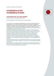 STERBEBEGLEITER/ STERBEBEGLEITERIN - Akademie Panta Rhei