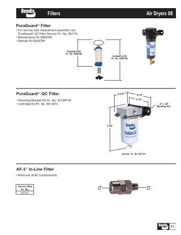 Filters Air Dryers 08 - CBS Parts Ltd.