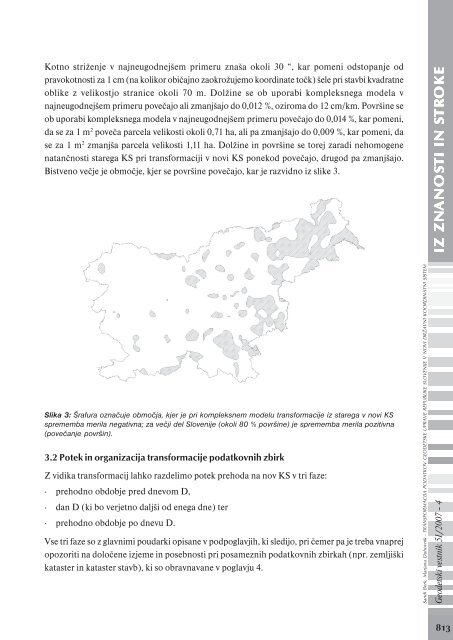 TRANSFORMACIJA PODATKOV GEODETSKE ... - Geodetski vestnik