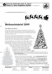 Weihnachtsbrief 2009 - DPSG Geldern