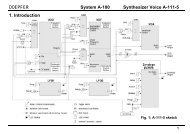 DOEPFER System A-100 Synthesizer Voice A-111-5 1. Introduction