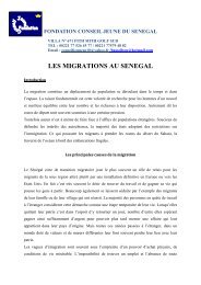 L'EMIGRATION CLANDESTINE AU SENEGAL - OpenFSM!