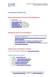 Factsheet Monitoring - PrÃ¤senz & Effizienz