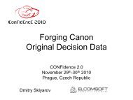 Forging Canon Original Decision Data - Elcomsoft