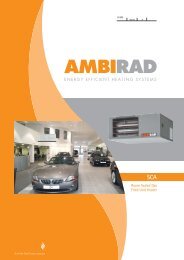 Room Sealed Gas Fired Unit Heater - Ambirad