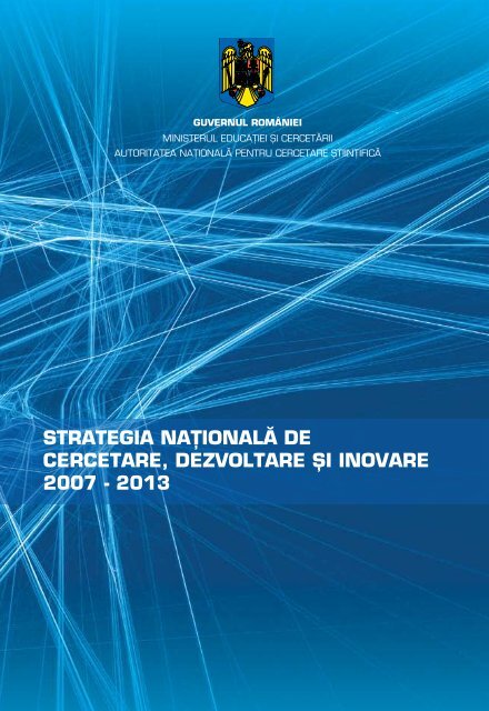 strategia naţională de cercetare, dezvoltare şi inovare ... - uefiscdi