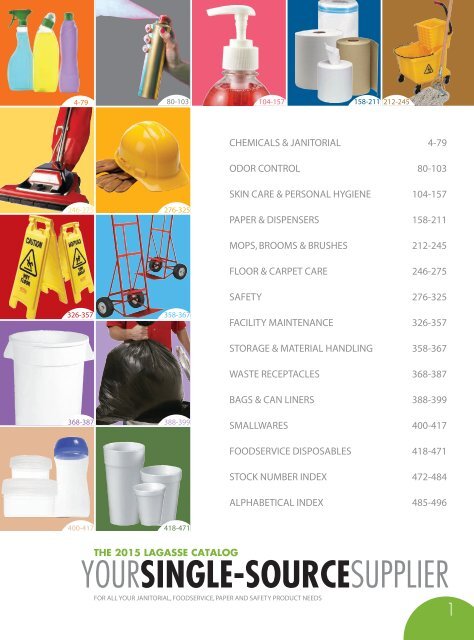 CHEMICALS & JANITORIAL SUPPLY Catalog 2015, pages 1-79