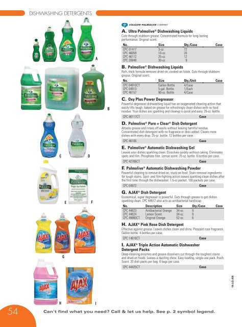 CHEMICALS & JANITORIAL SUPPLY Catalog 2015, pages 1-79