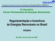 RegulamentaÃƒÂ§ÃƒÂ£o e Incentivos ÃƒÂ¡s Energias RenovÃƒÂ¡veis no Brasil