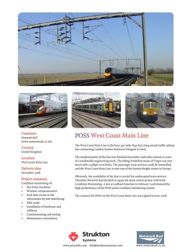 POSS West Coast Main Line - Strukton Rail