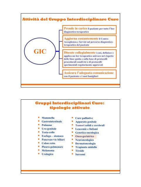 GIC specifico per patologia e paziente anziano âfitâ - ASL AL
