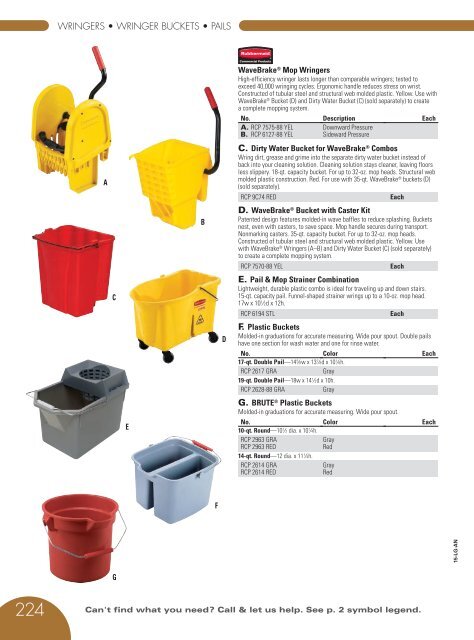 MOPS, BROOM & BRUSHES Catalog 2015, pages 212-245