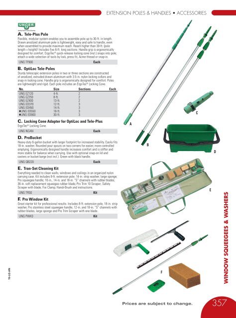 FACILITY MAINTENANCE Catalog 2015, pages 326-357