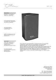 Ohm iBR-10-DD - SLD Mediatec