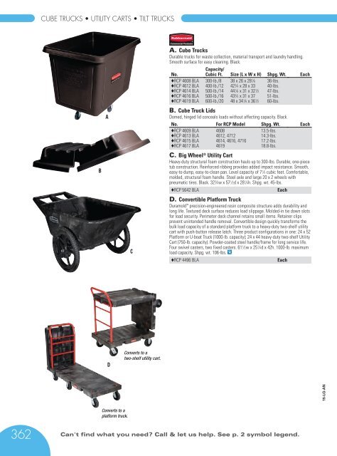 STORAGE & MATERIAL HANDLING Catalog 2015, pages 358-367