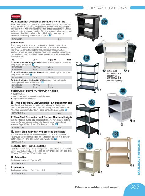 STORAGE & MATERIAL HANDLING Catalog 2015, pages 358-367