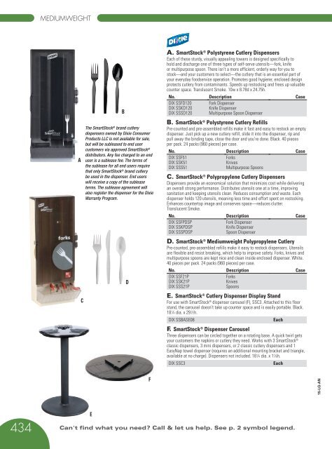 FOOD SERVICE DISPOSABLES Catalog 2015, pages 418-471