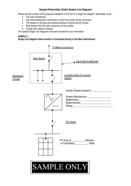 Sample PV System Line Diagrams.pdf - SP AusNet