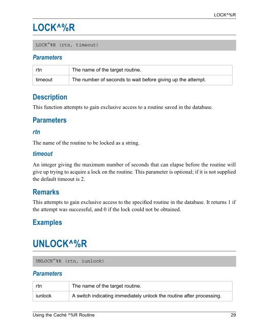 Using the Caché ^%R Routine - InterSystems Documentation