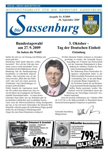 Die Sassenburg - Suderburg - Online