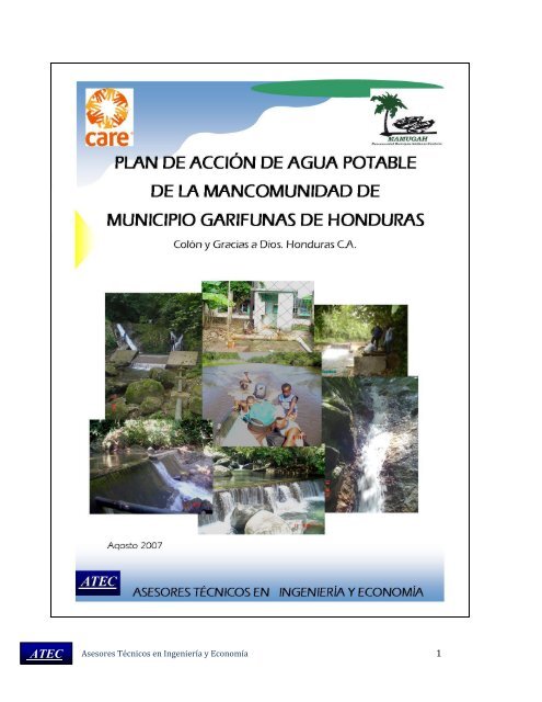 PLAN DE ACCION DE AGUA POTABLE DE LA ... - Pasos Honduras