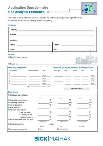 Technical Questionnaire