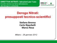 Presupposti tecnico-scientifici (Stefano Brenna, Marco Rosa ... - Ersaf