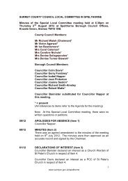 Minutes of meeting 02/08/2012 - Surrey County Council