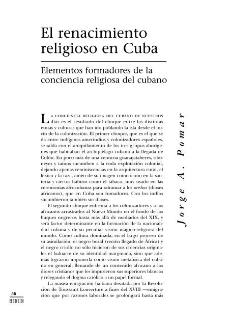 El renacimiento religioso en Cuba - cubaencuentro.com