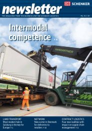 Intermodal competence P. 16 - Schenker-Seino Co., Ltd.