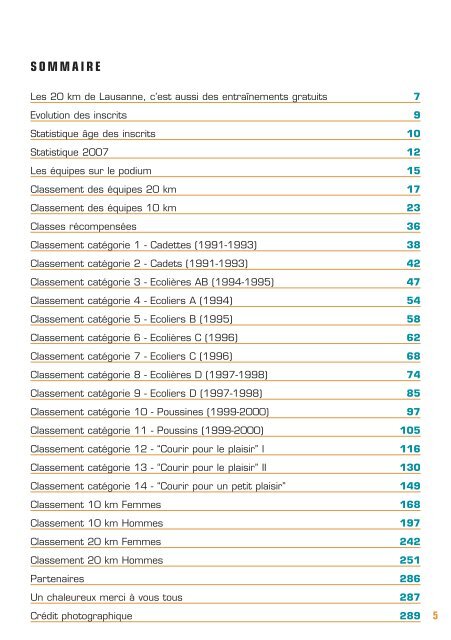 Journal des rÃ©sultats [PDF - 6'794 ko] - 20 km de Lausanne