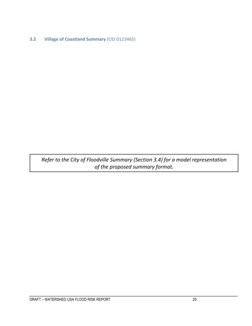 Example Flood Risk Report