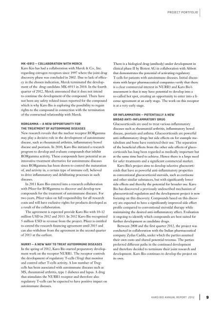 Annual Report 2012.pdf - Karo Bio