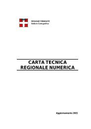 CARTA TECNICA REGIONALE NUMERICA