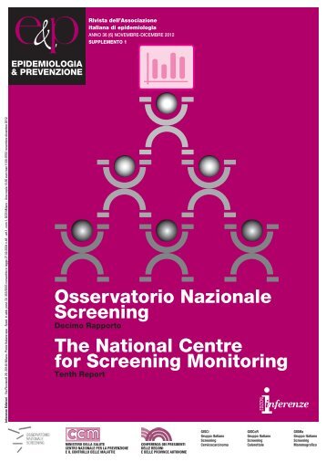 10Â° rapporto (2012) - Osservatorio Nazionale Screening