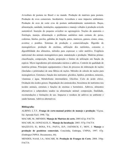 Anexo II - Ementas e Bibliografia - Udesc