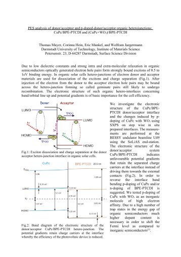 Doping of organic semiconductors - Quantsol.org