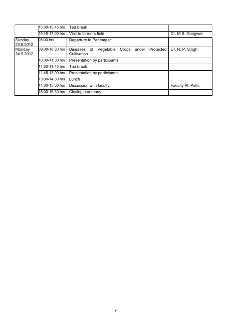 Diseases and Management of Crops under Protected Cultivation