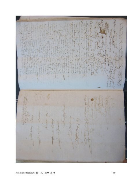 Resolutieboek 1610-1655