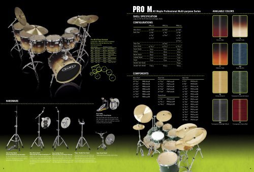 2005 Mapex Drums Catalog