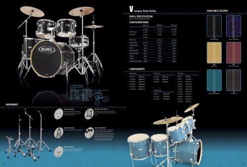 2005 Mapex Drums Catalog