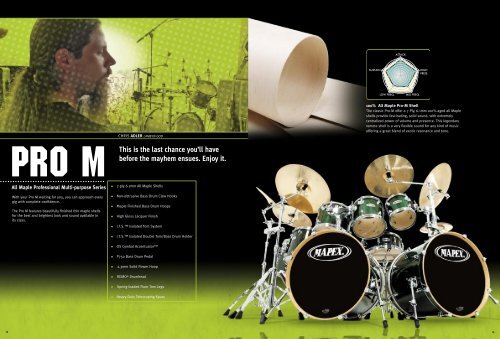 2005 Mapex Drums Catalog