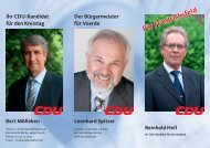 Link zum Kandidatenflyer - der CDU Voerde