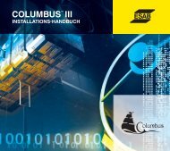 COLUMBUSâ¢ III COLUMBUS.NETTM ... - ESAB Cutting Systems