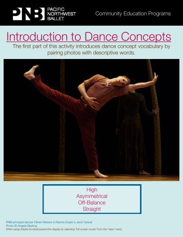 Introduction to Dance Concepts