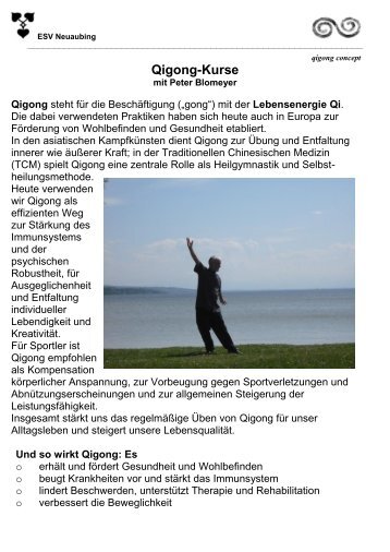 Qigong-Kurse - ESV Neuaubing