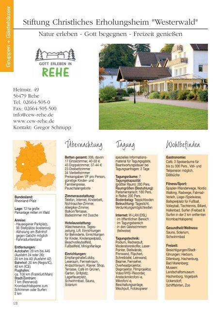 2011/2012 - Christliche Hotels und Tagungsstätten