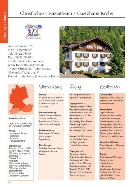 2011/2012 - Christliche Hotels und Tagungsstätten