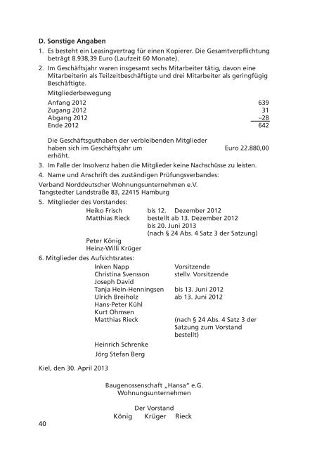 Einladung zur 74. Mitgliederversammlung - baugenossenschaft ...