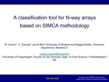 A classification tool for N-way arrays based on SIMCA methodology